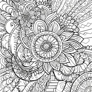 Mindful Mandala Coloring Page 1311-1158