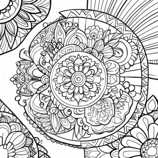 Mindful Mandala Coloring Page 1311-1159