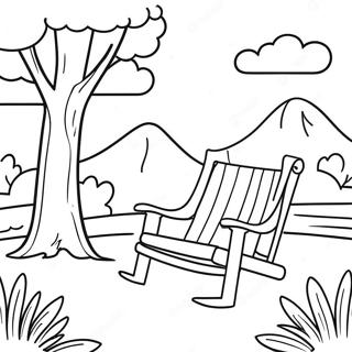 Relaxing Nature Scene Coloring Page 1312-1049