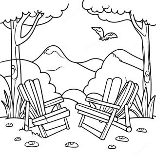 Relaxing Nature Scene Coloring Page 1312-1052