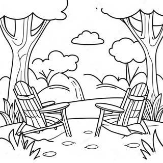 Relaxing Nature Scene Coloring Page 1312-1161