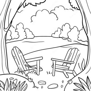 Relaxing Nature Scene Coloring Page 1312-1163