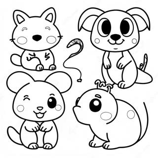 Cute Australian Animals Coloring Page 13132-10799