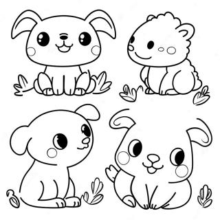 Cute Australian Animals Coloring Page 13132-10800