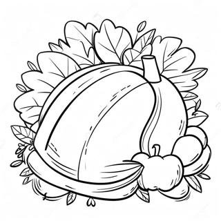 Thanksgiving Church Coloring Pages