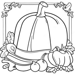 Thanksgiving Church Service Coloring Page 13151-10810