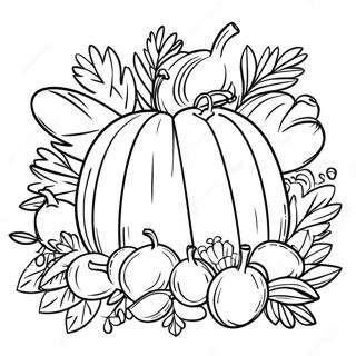 Thanksgiving Church Service Coloring Page 13151-10811