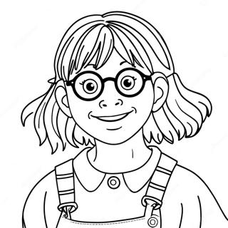 Junie B Jones Fun Adventure Coloring Page 13181-10834