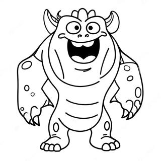 Monster Coloring Pages