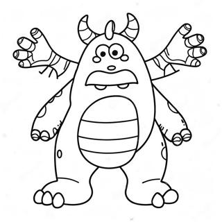 Monster Coloring Page 131-107