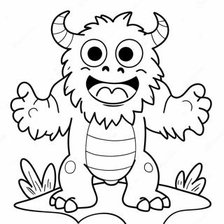 Monster Coloring Page 131-108