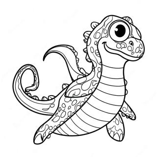 Sea Monster Coloring Page 13201-10856