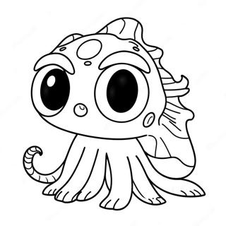 Sea Monster Coloring Pages