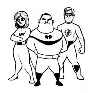 Incredibles Coloring Pages