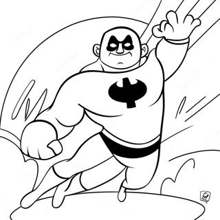 Mr Incredible In Action Coloring Page 1322-1053