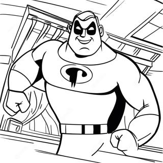 Mr Incredible In Action Coloring Page 1322-1056