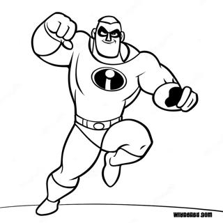 Mr Incredible In Action Coloring Page 1322-1171