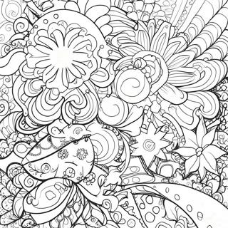 Colorful Pop Art Patterns Coloring Page 13232-42929