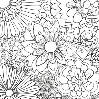 Colorful Pop Art Patterns Coloring Page 13232-42931