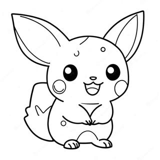 Pichu Coloring Pages