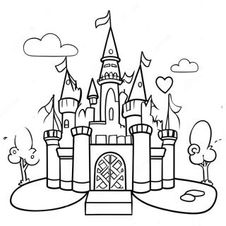 Princess Castle Coloring Pages