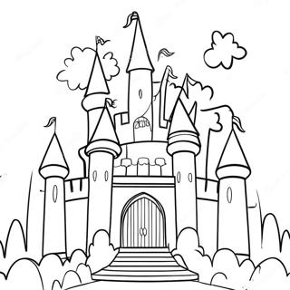 Princess Castle Coloring Page 13271-10906