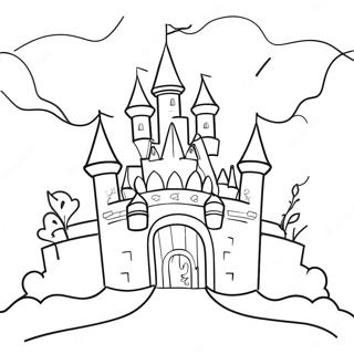 Princess Castle Coloring Pages