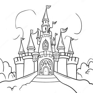 Magical Princess Castle Coloring Page 13272-10902