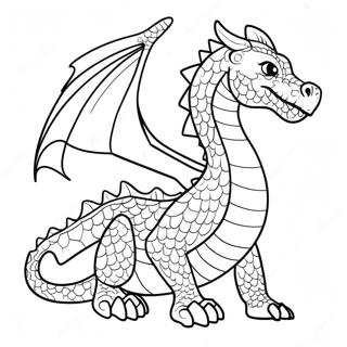 Advanced Realistic Dragon Coloring Pages