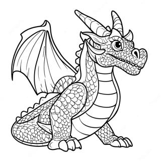 Advanced Realistic Dragon Coloring Page 13281-10912