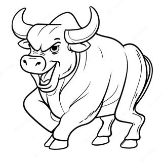 Bull Coloring Pages