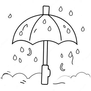 April Showers Bring May Flowers Coloring Pages