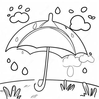 April Showers Coloring Page 13321-10946