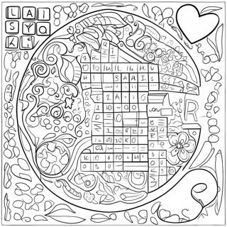 Word Search Coloring Pages