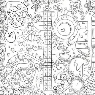 Fun Word Search Coloring Page 13332-10954