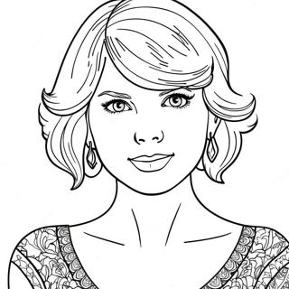 Taylor Swift Speak Now Coloring Page 13351-10967