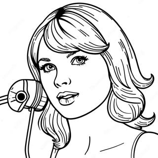 Taylor Swift Speak Now Coloring Page 13351-10968