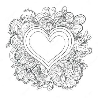 Hearts Coloring Pages