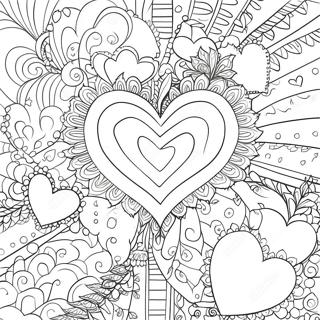 Hearts Coloring Page 13381-10990