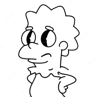 Trippy Bart Simpson Coloring Page 13391-10996