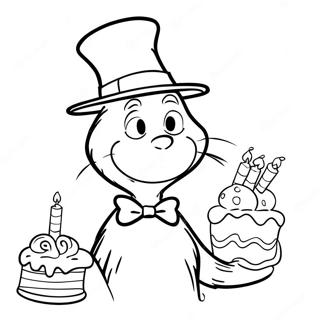 Happy Birthday Dr Seuss Coloring Page 13411-11016