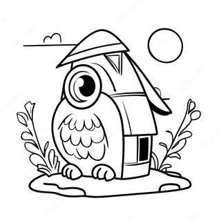 Owl House Coloring Page 1341-1182