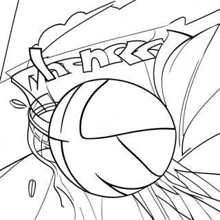 March Madness Coloring Pages