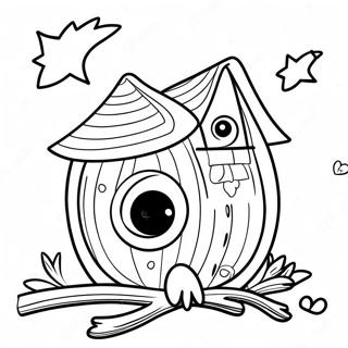 Magical Owl House Coloring Page 1342-1185