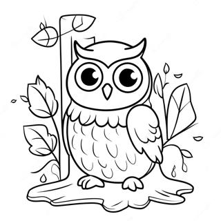 Magical Owl House Coloring Page 1342-1187