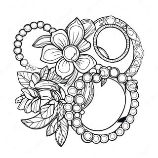 Jewelry Coloring Page 13431-11030