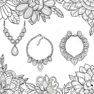 Jewelry Coloring Page 13431-11032