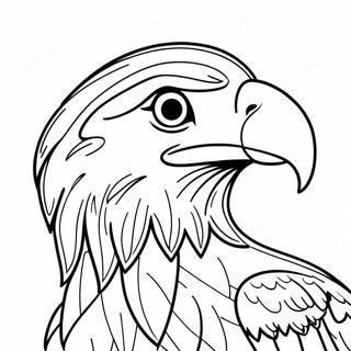 Patriotic Eagle Coloring Page 13462-11054