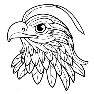 Patriotic Eagle Coloring Page 13462-11055