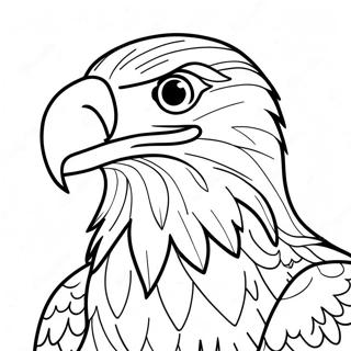 Patriotic Eagle Coloring Page 13462-11056